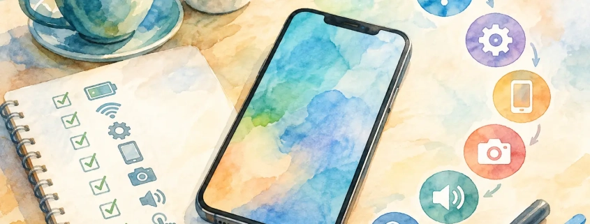 Smartphone diagnose vooraf voorbereiden in 7 stappen